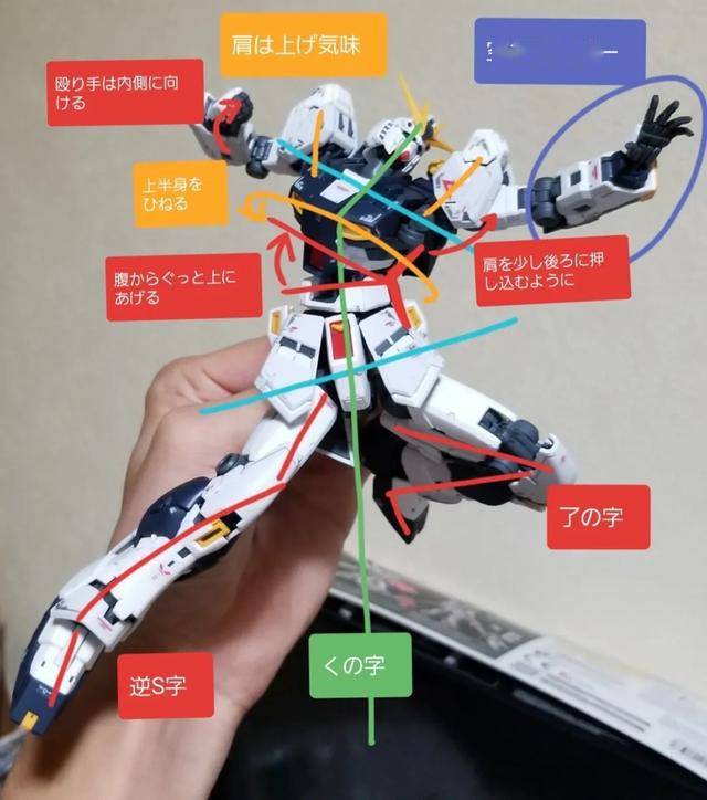 模型制作教程:高达模型不会摆pose?来看这个就对了