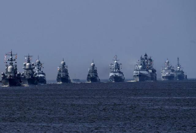 网络照片:俄罗斯舰队