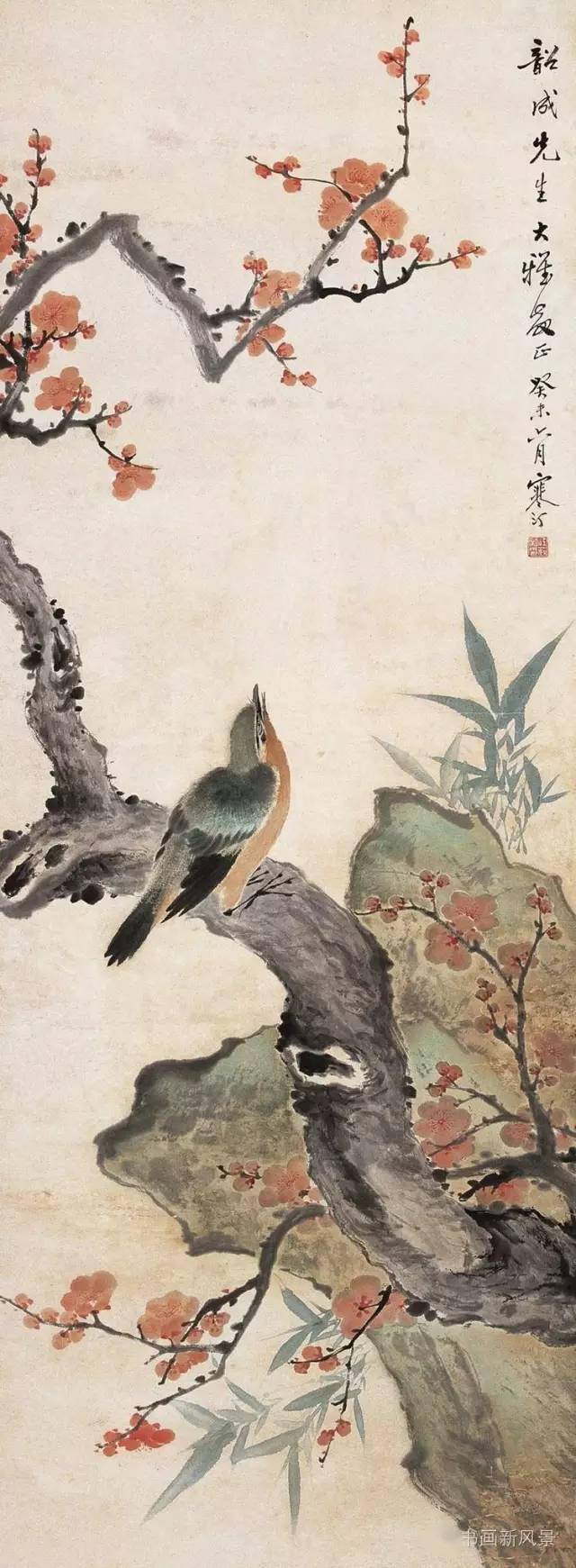 江寒汀(1903-1963,海上著名花鸟画家,艺术教育家,与唐云,张大壮