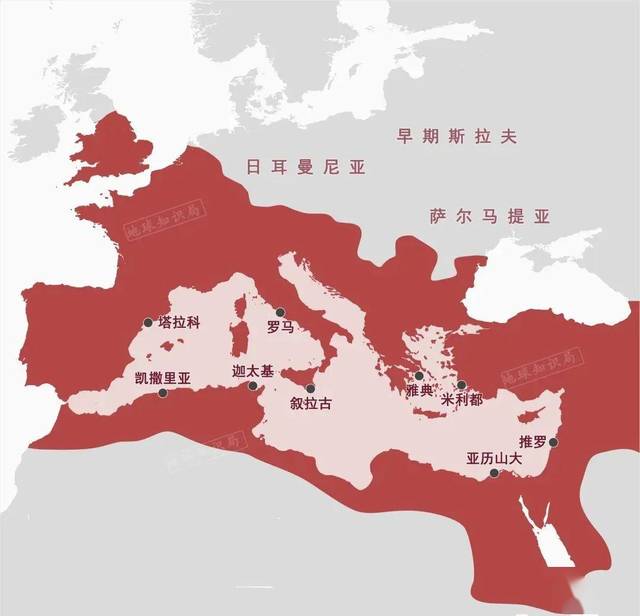古罗马将欧洲北方的斯拉夫人,凯尔特人和日耳曼人并称为三大蛮族