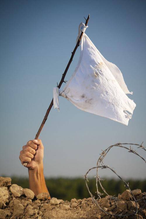 为什么在古代战场上举起白旗代表投降,起源于哪里?
