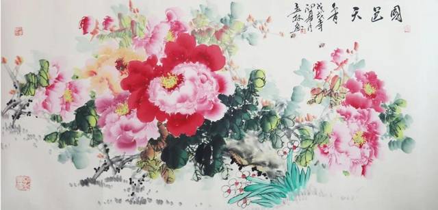 中国天台山小孟林牡丹园横空出世国花心归云端小镇