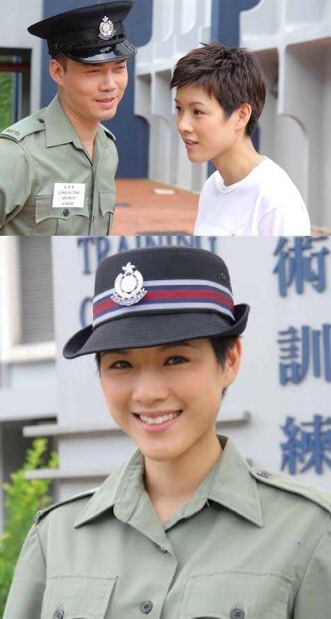 (tvb电视截图) 陈茵媺 陈茵媺喺《学警狙击》饰演赵云迪,一向以短发