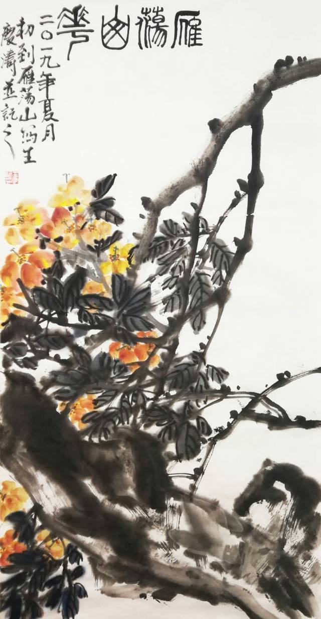 中国实力派花鸟画家王庆涛国画作品欣赏