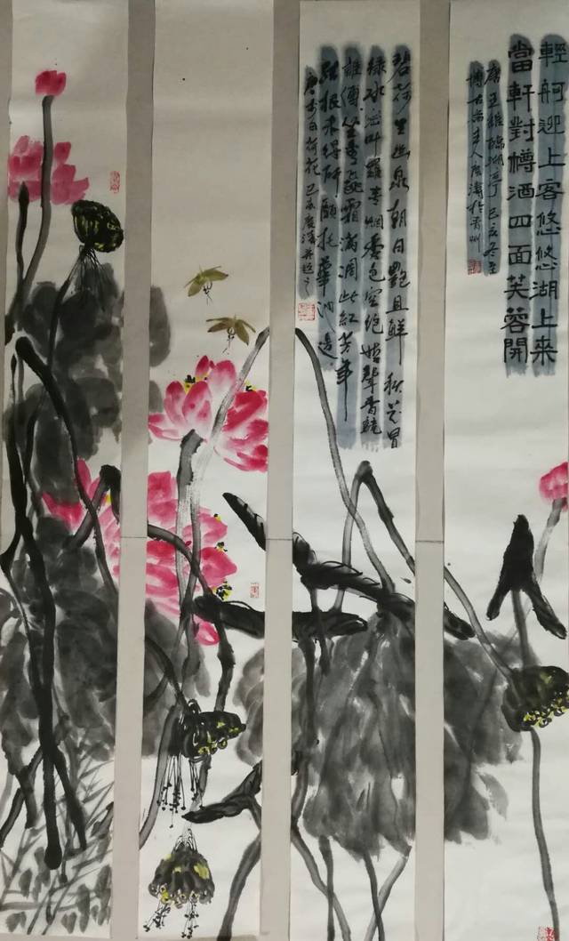 中国实力派花鸟画家王庆涛国画作品欣赏