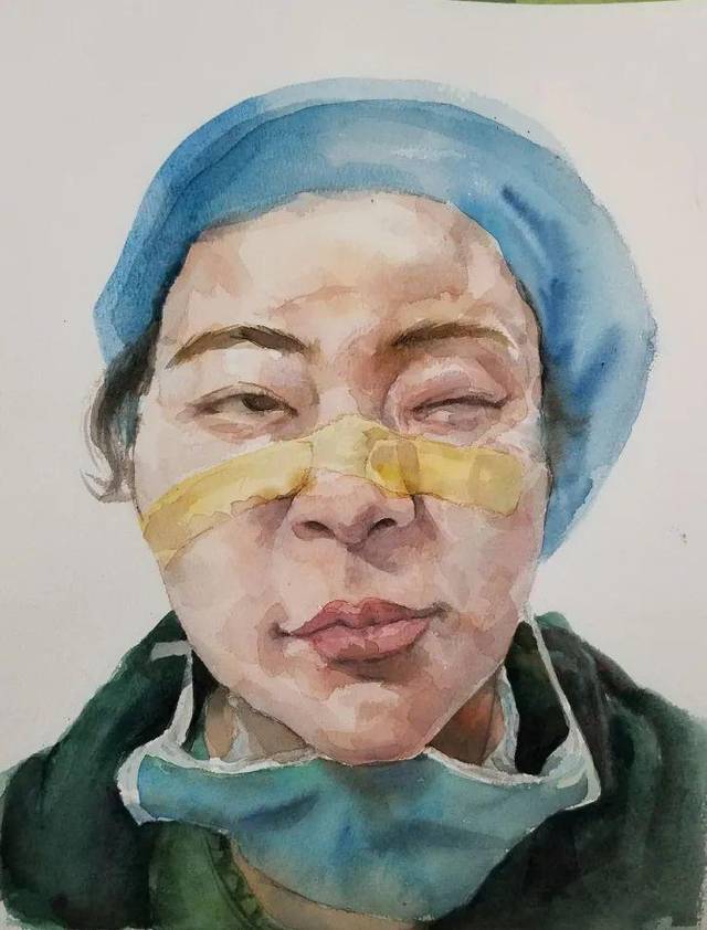 综合绘画系 刘尚直 《逆行者》