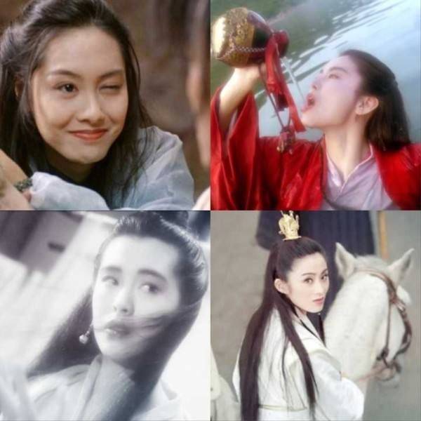 最美的4个经典动作:朱茵眨眼张敏回眸,林青霞饮酒王祖贤穿衣