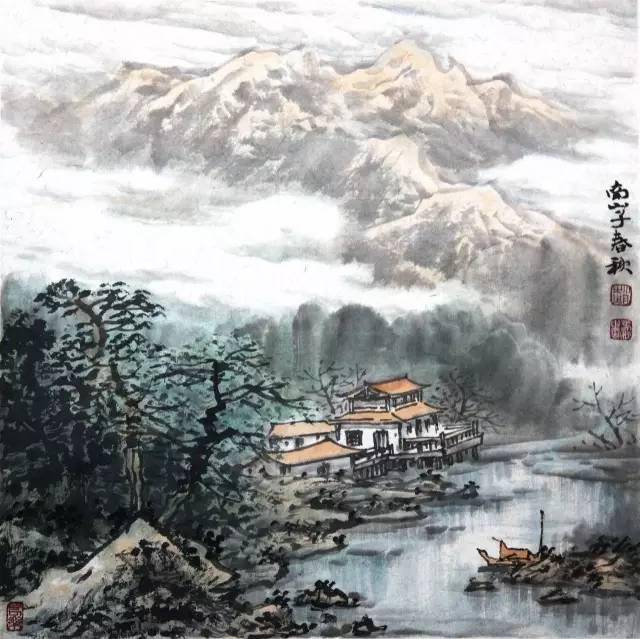 谈谈山水画的题款