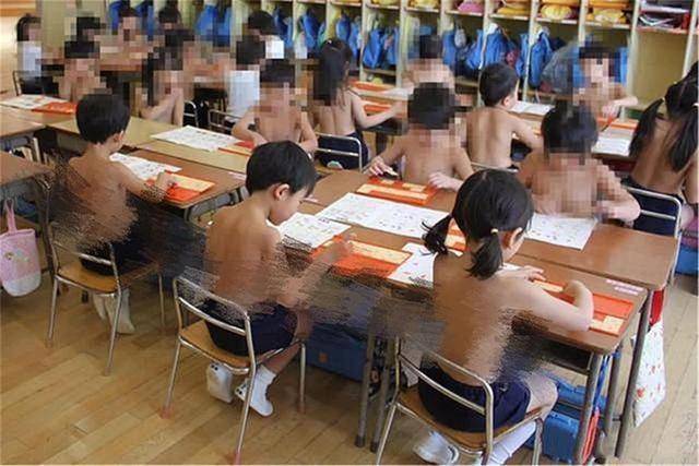 日本"裸体教育"引热议,男女生光膀子一起上课,网友:无法理解