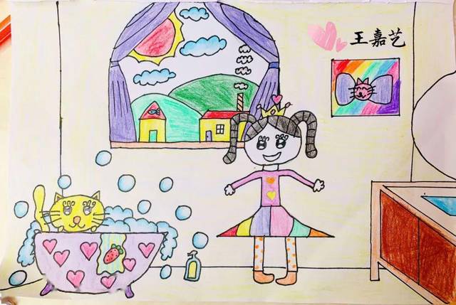 励志少年"十个一" 同心战疫德润心田——美术"空中品质课堂"作业展(三