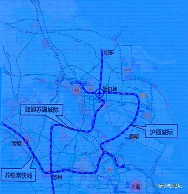 通沪铁路开通倒计时!南通新机场5条城际高铁首公开!|沪苏通