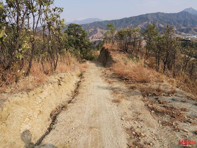 牛社区大村组村民,大村组是典型的山区,何家的土坯房就建在陡峭半山腰