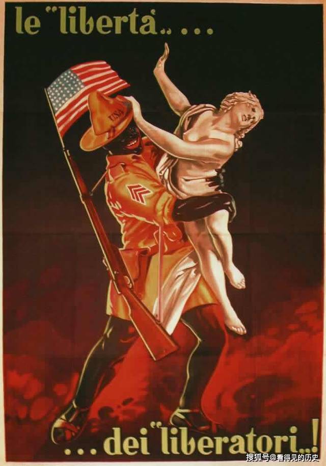 二战时期德国反美宣传画美国大兵竟如此不堪入目