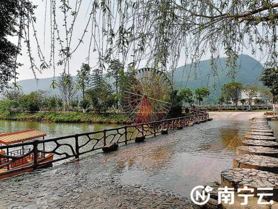 宾阳县武陵镇留寺村委龙德村风景宜人犹如公园