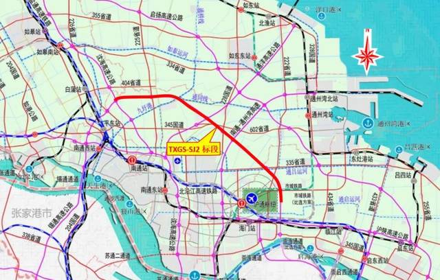 全线采用双向六车道高速公路标准,  设计速度120km/h,路基标准横断面