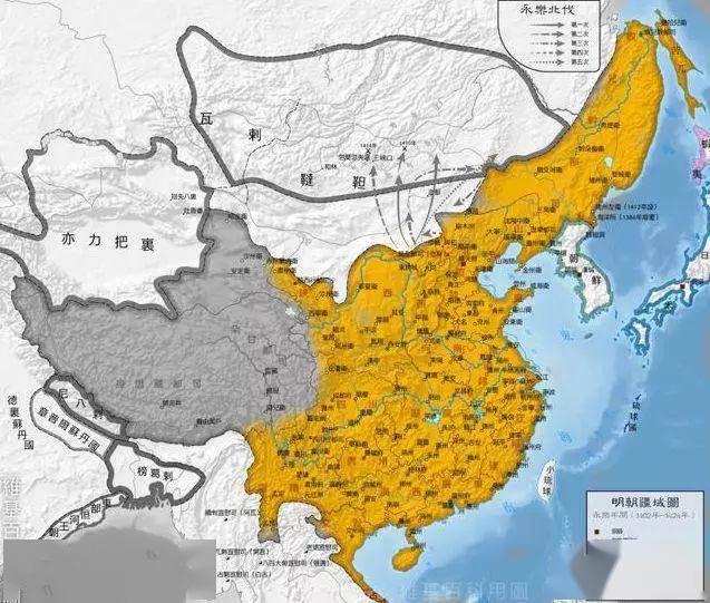 明朝全盛版图