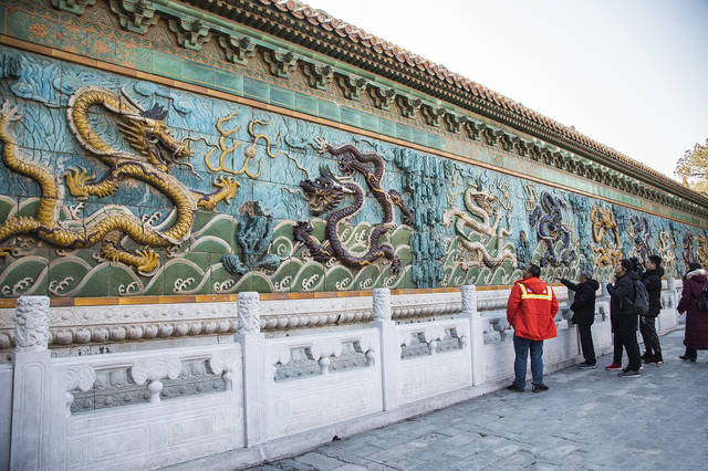 中国龙纹之故宫九龙壁
