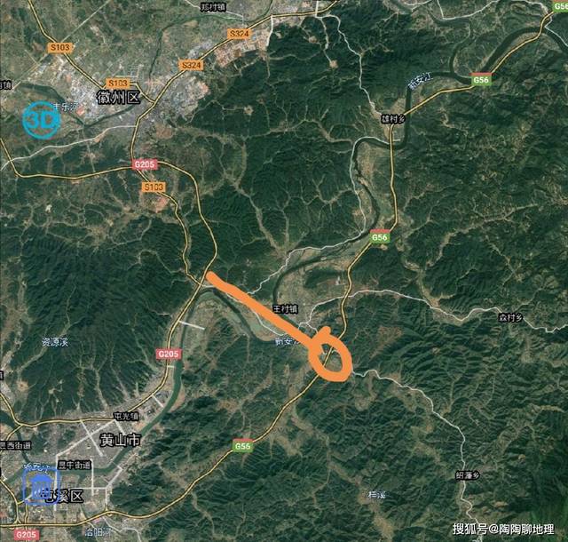 黄山市3区4县,新建高速,收费站,快速公路,交通规划设想方案