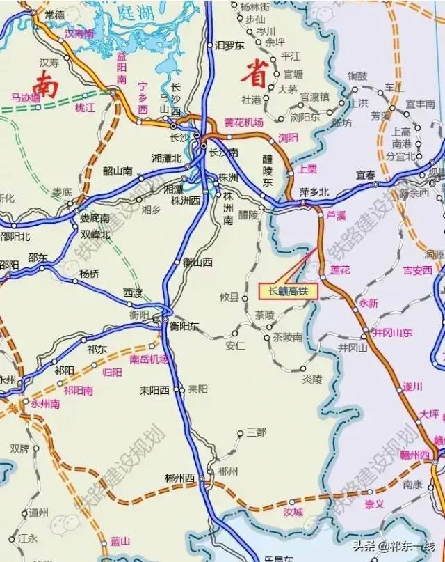 铁路建设规划最新消息:南衡高铁永州段设站永州南,祁阳南