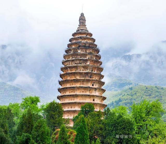 嵩岳寺塔,摄影孤城