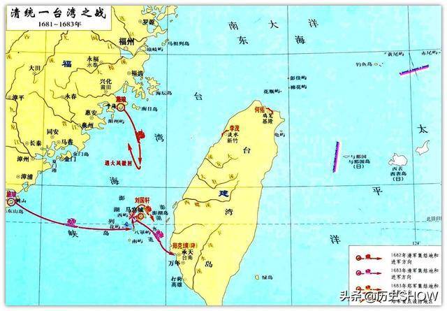 清朝的统一台湾之战:台湾自古以来与大陆密不可分,统一势在必行