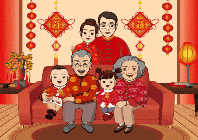 将一家人的相守永远定格下来