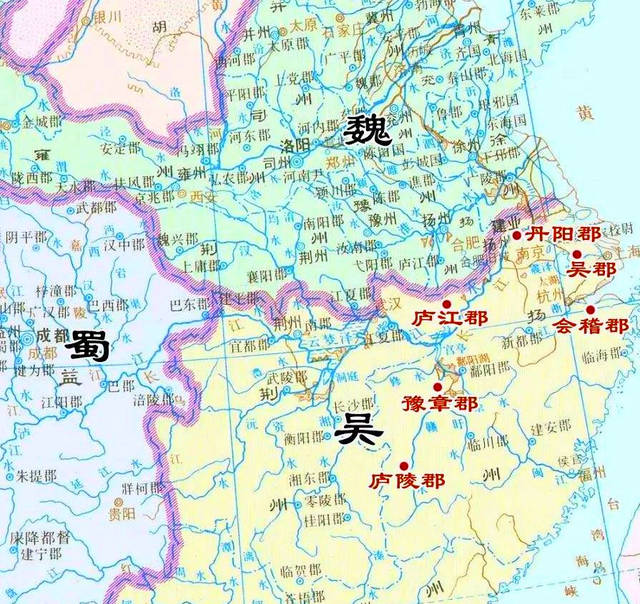 原创三国历史地图是骗人的?面积看起来差不多的魏蜀吴,实际差别很大