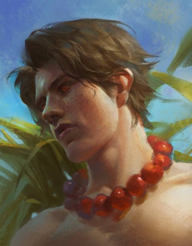 海贼王唯美油画风,山治竟比索隆还帅?娜美穿婚纱惹人爱