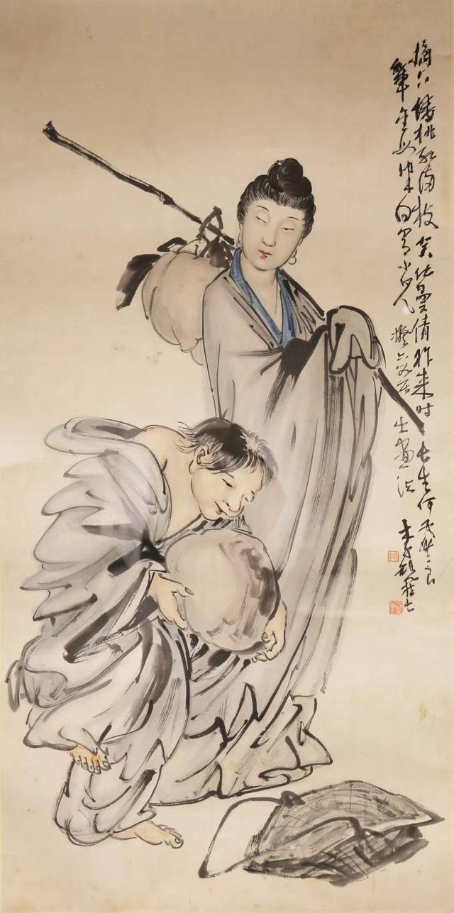 这大写意人物,连齐白石都击掌叫好!