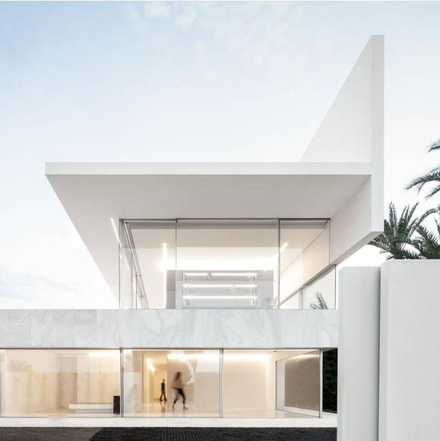 hofmann-方盒子体量的住宅空间  fran silvestre arquitectos