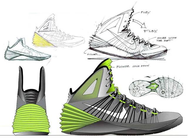 「铭眼看手稿」nike hyperdunk 2013