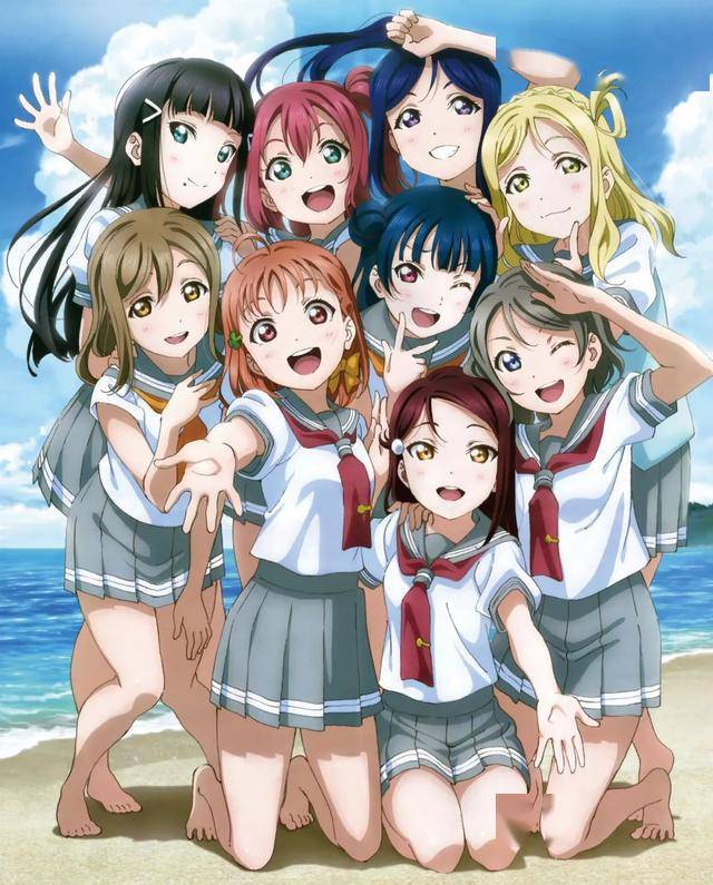 《lovelive!》二代团aqours的9个角色