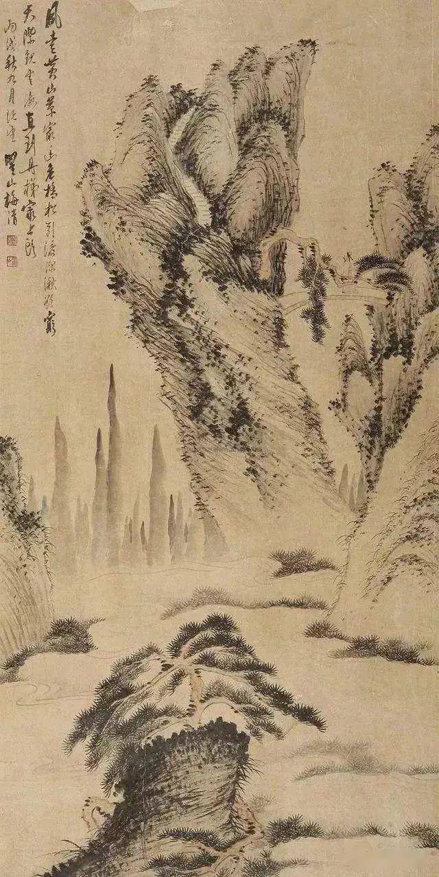 山水画大家|画黄山,他画成天上人间!