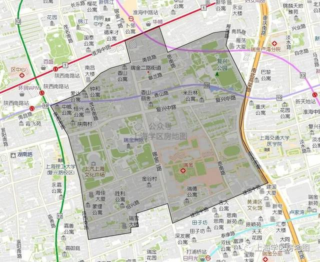 2020年最新上海黄浦区学区房地图(小学)