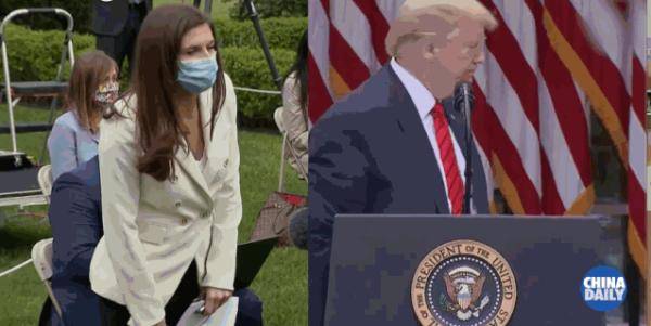 据美国有线电视新闻网(cnn)报道,与特朗普发生争执的cbs记者蒋维佳(音