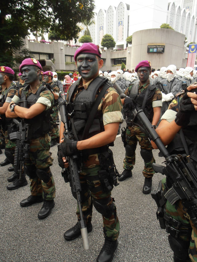 马来西亚有一支专门对付解放军的神秘部队,不过未必是