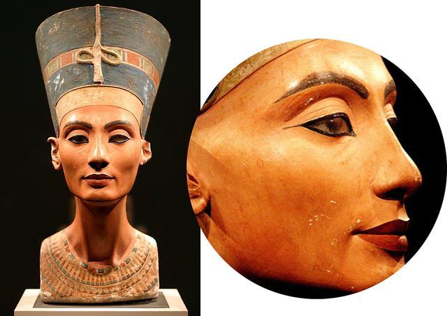 纳芙蒂蒂(法老阿肯纳顿的王后 在古埃及的众多化妆品种类中,眼影也是