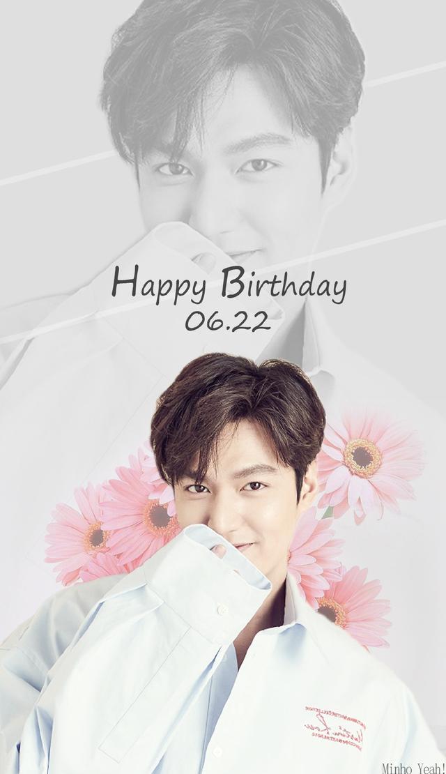 今天,是韩流代表长腿男神李敏镐的生日 欧巴正式进入30代啦~生日粗卡!
