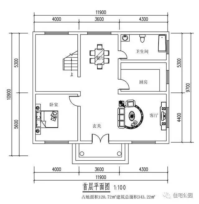 1米新农村自建别墅,户型方正实用,实拍!