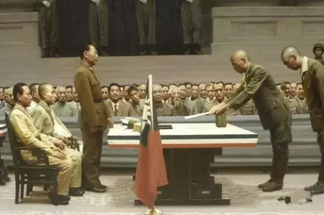 1945年9月2日,日本向同盟国家投降的降书