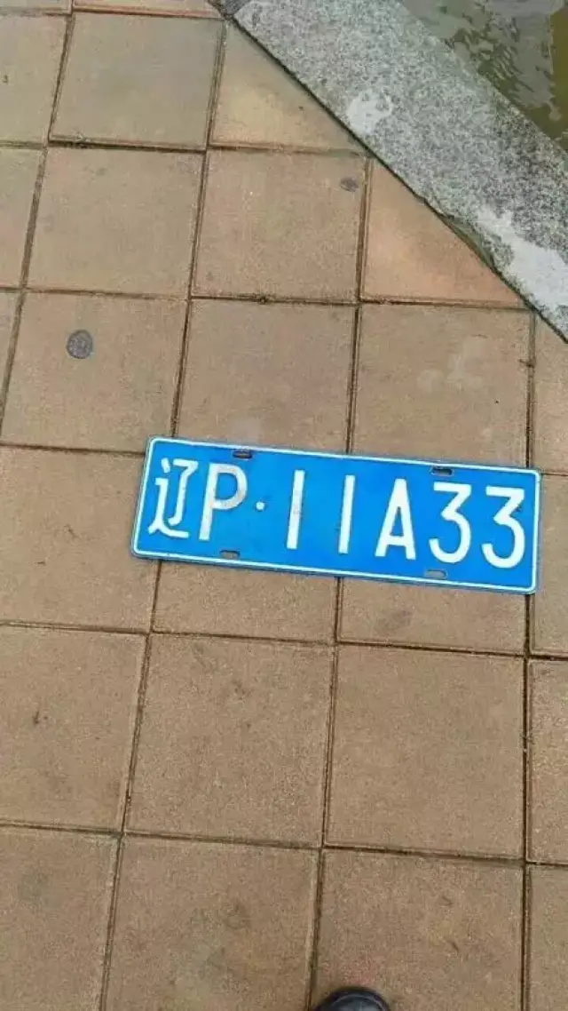 大雨中丢车牌子的葫芦岛市民,快到这来取
