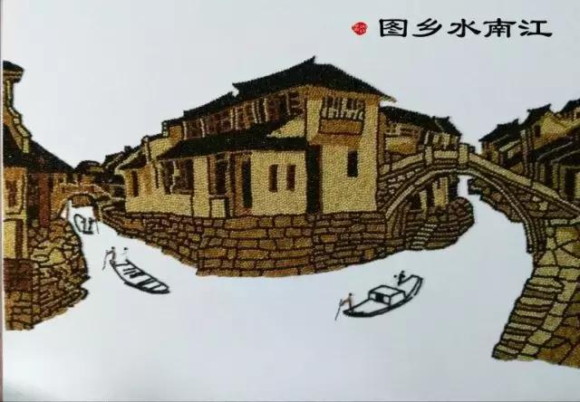 农村小伙用粮食作画,丝毫不输中外名画