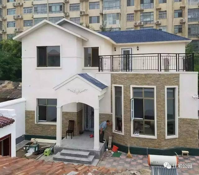 2套30万建成别墅山水,为啥都说轻钢农村好安吉别墅别墅图片
