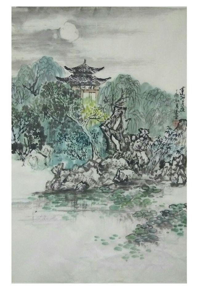 兰州八景-孙德善山水作品欣赏