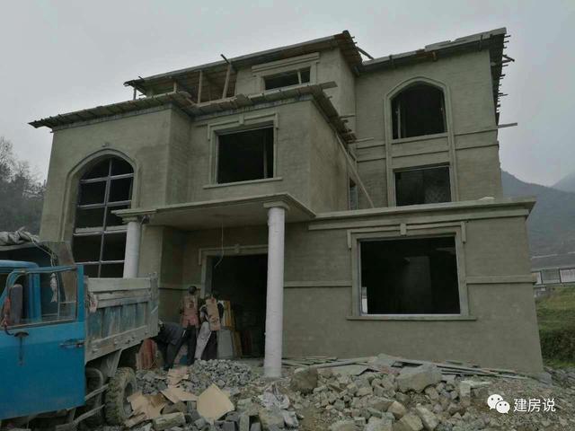 7x12米三层农村别墅,建成后引来全村人围观
