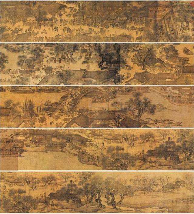 北宋张择端,清明上河图,北京故宫博物院收藏