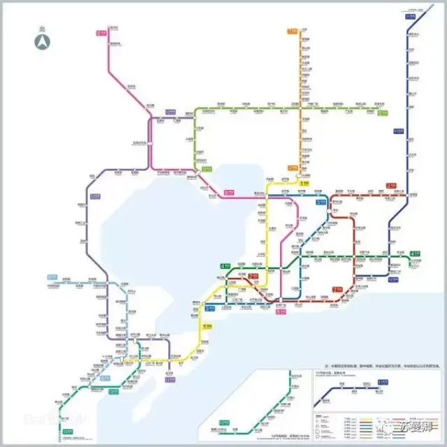 青岛地铁远景规划
