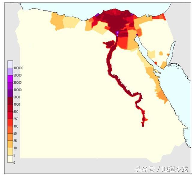 埃及9000多万人口主要分布在哪里?