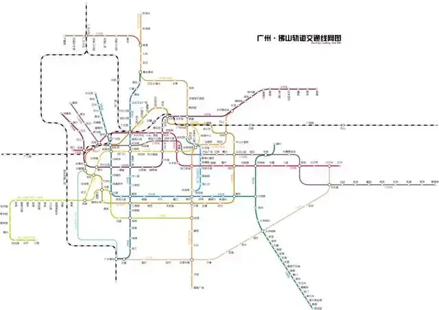 广州地铁线路图丨长期规划 【成都地铁】