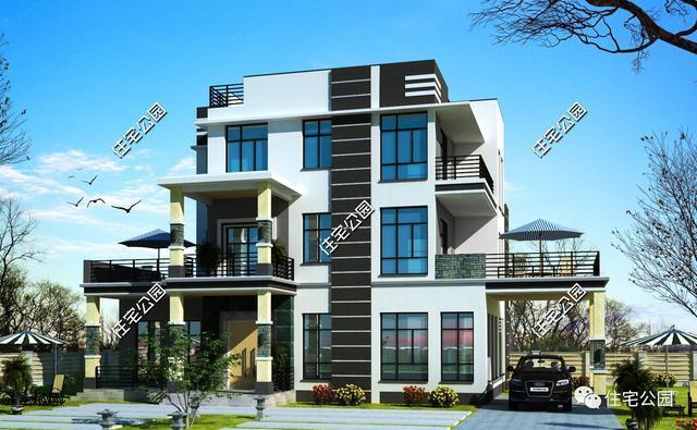 5套平顶别墅,第5套最适合农村15万你建吗?